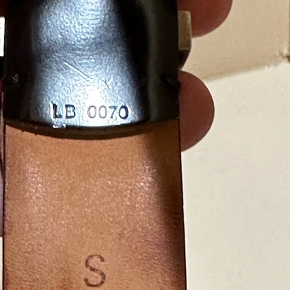 Louis Vuitton LV Brown Leather Belt - Picture 5 of 5